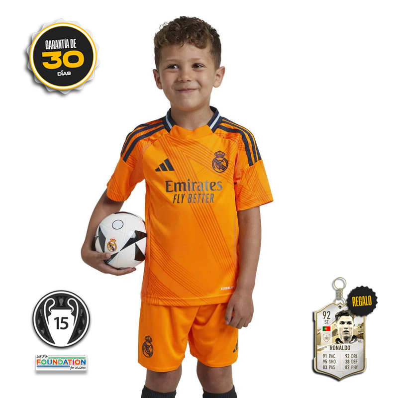 Conjunto infantil Real Madrid Segundo 24/25