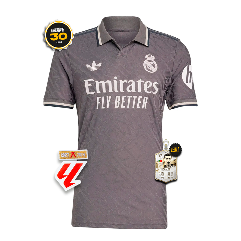 Camiseta Authentic Real Madrid Tercera Equipación 24/25 + 5 REGALOS 🎁