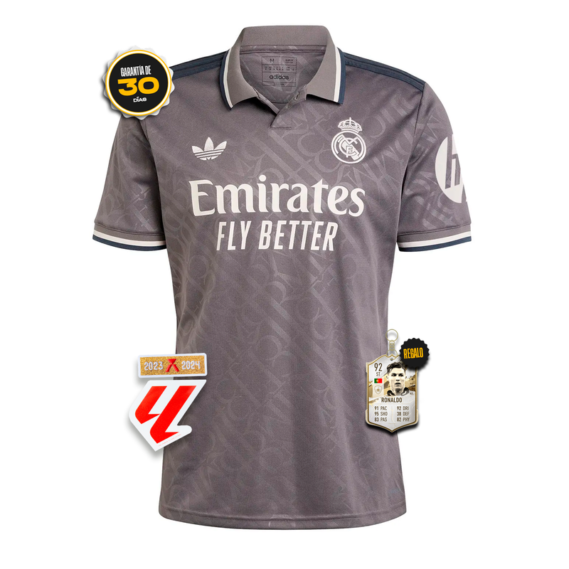 Camiseta Real Madrid TERCERA EQUIPACIÓN 2024/25 + 5 REGALOS 🎁