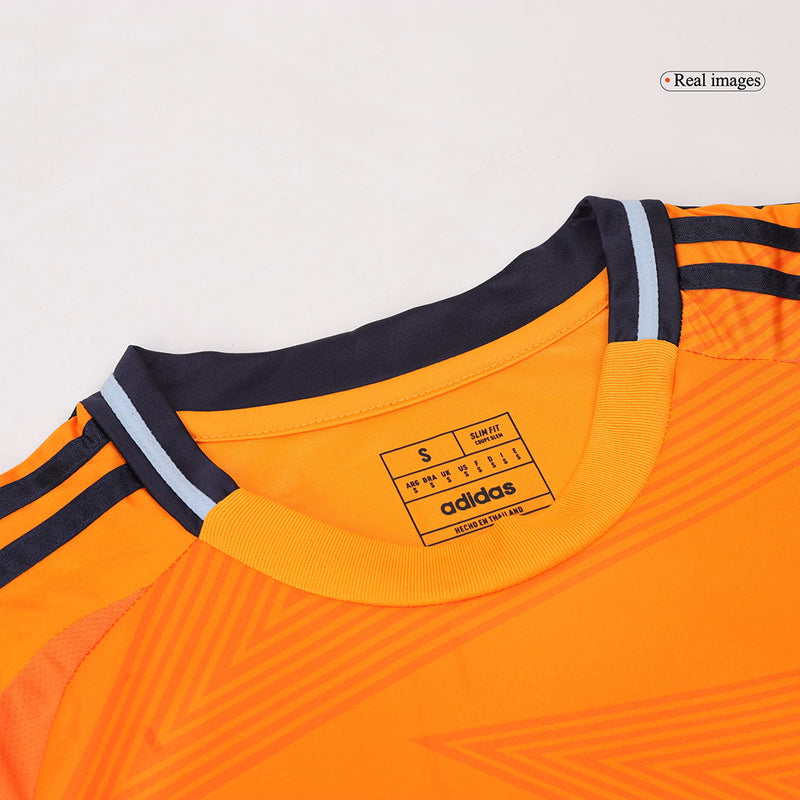 Camiseta Real Madrid Segunda Equipación Naranja 2024/25 + 5 REGALOS 🎁