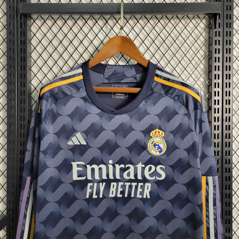 Camiseta Real Madrid Segunda Manga Larga 23/24