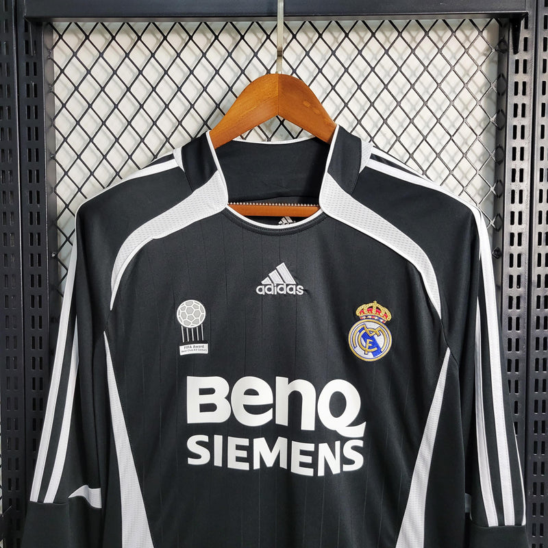 Camiseta Retro Real Madrid Segunda Manga larga 06/07