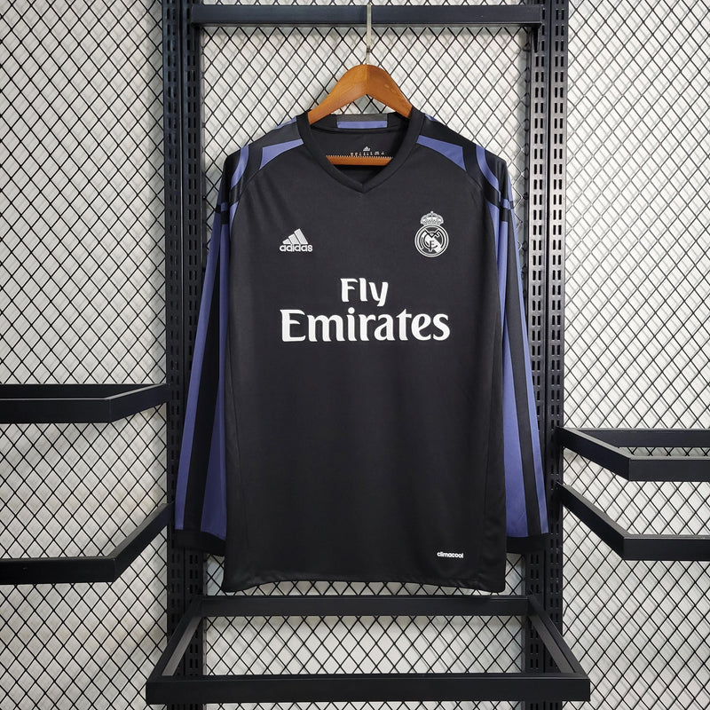 Camiseta Retro Real Madrid Manga larga Tercera 16/17