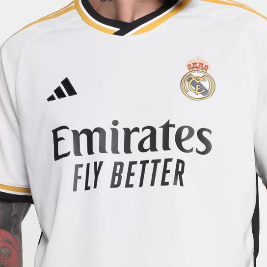 Camiseta Real Madrid Primera Equipación Blanca CHAMPIONS 15 23/24 + 5 REGALOS 🎁