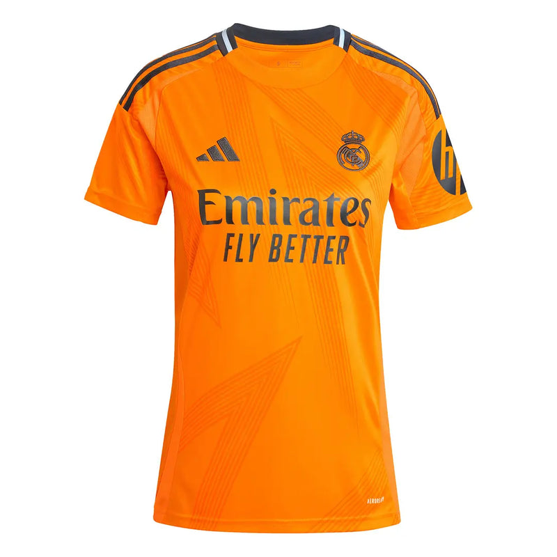 Camiseta Real Madrid Femenina Segunda Equipación Naranja 24/25 + 5 REGALOS 🎁