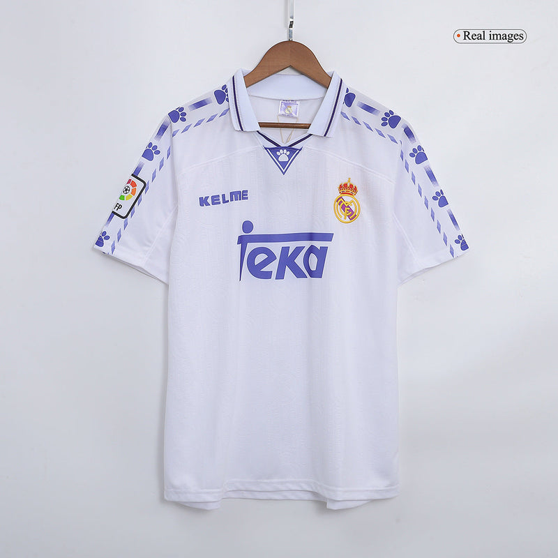 Camiseta Real Madrid Retro Home 1996/97 + 5 REGALOS 🎁