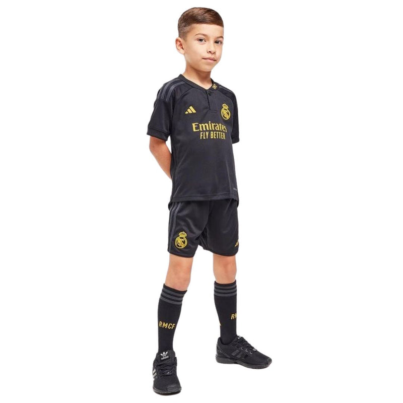 Conjunto Niños Real Madrid Tercera Equipación 23/24 MBAPPÉ 9 + 5 REGALOS 🎁