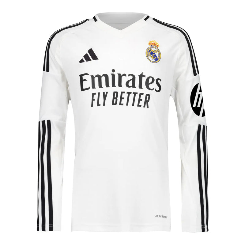 Camiseta Real Madrid Primera Equipación Blanca 24/25 MANGA LARGA + 5 REGALOS 🎁