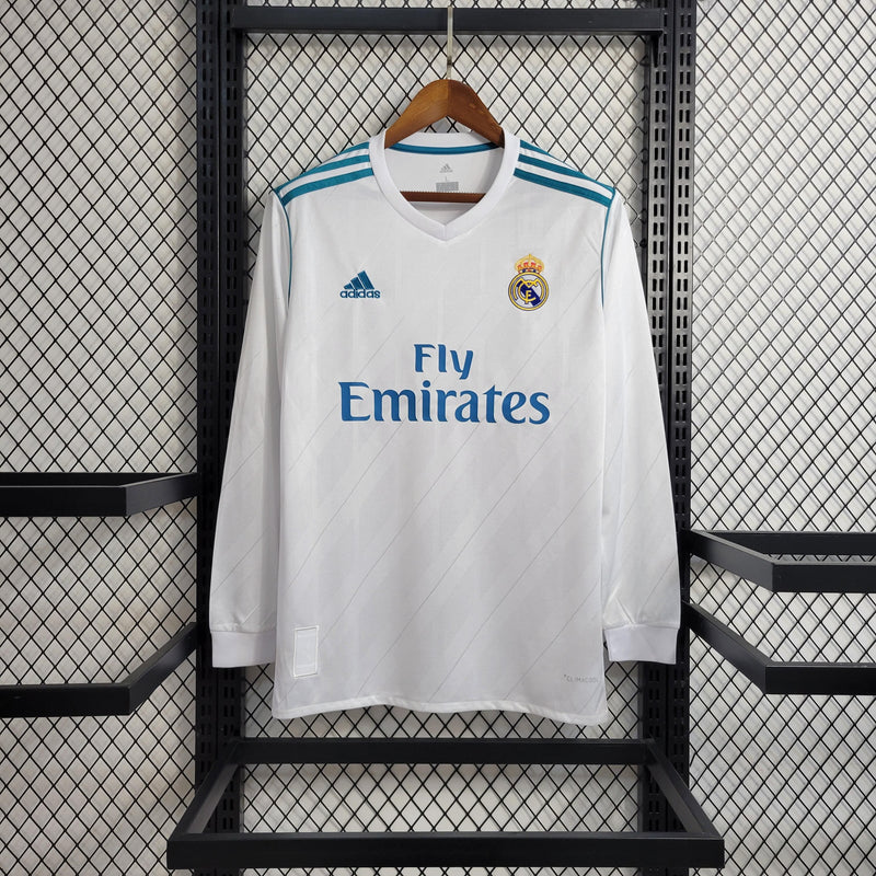 Camiseta Retro Real Madrid Manga larga 17/18